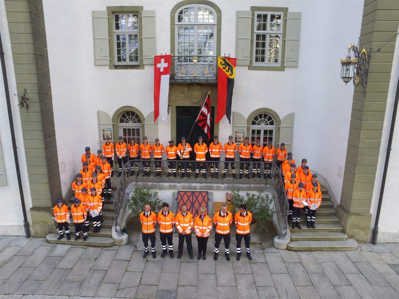 Gruppenfoto der Verkehrskadetten